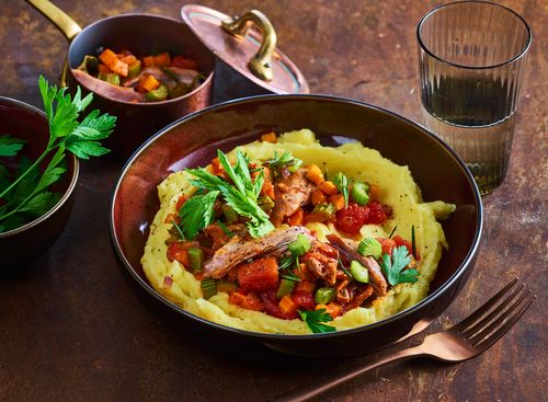 Kačacie ragú so zemiakovou kašou | Varíme spolu - chutné a rýchle ...